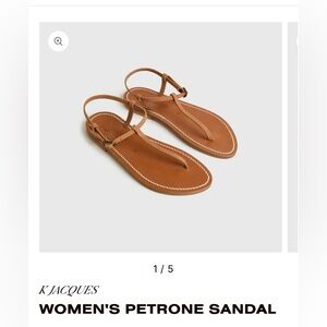 K Jacques Petrone t-strap sandals with interchangeable ankle straps size 38